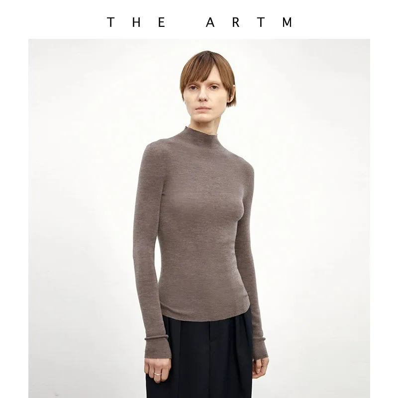 Seamless Turtleneck Sweater