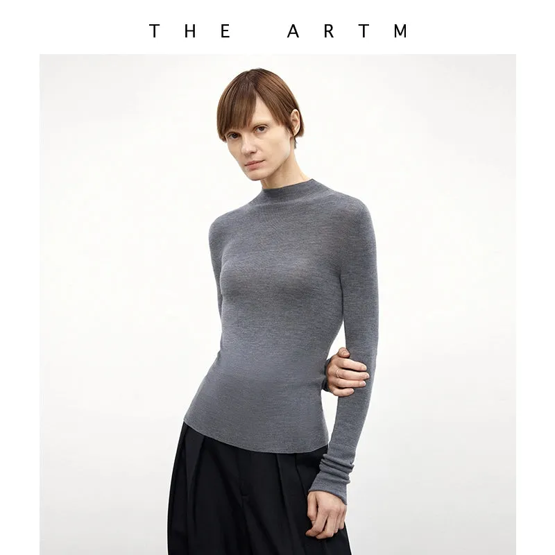 Seamless Turtleneck Sweater