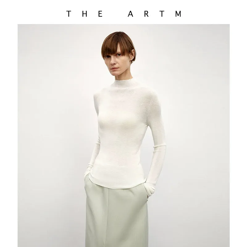 Seamless Turtleneck Sweater