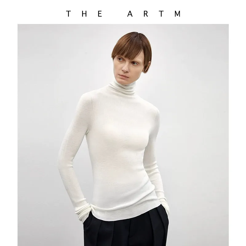 Seamless Turtleneck Sweater