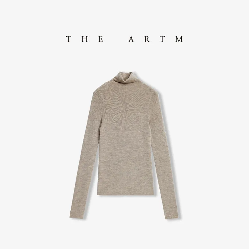 Seamless Turtleneck Sweater