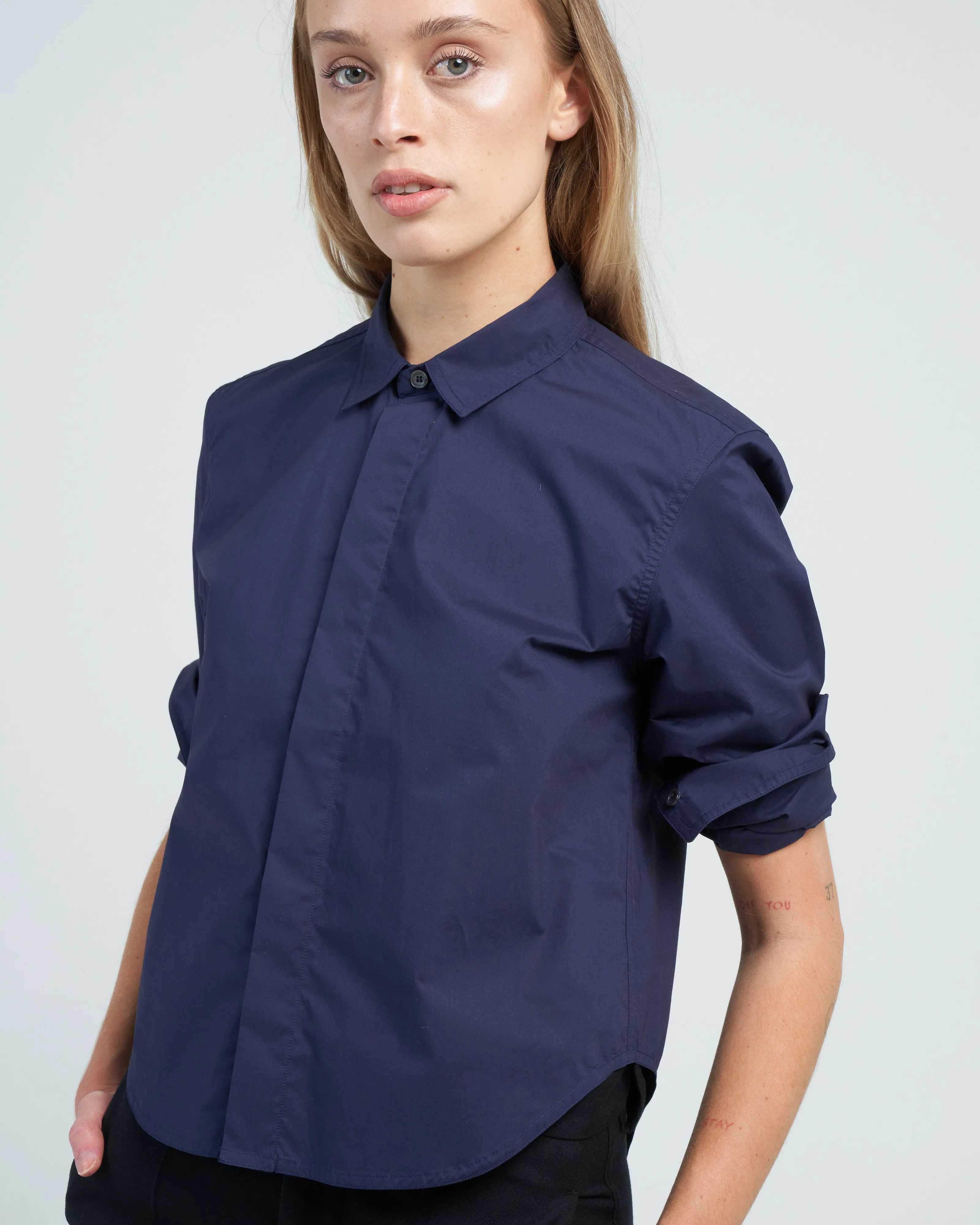 short shirt - navy