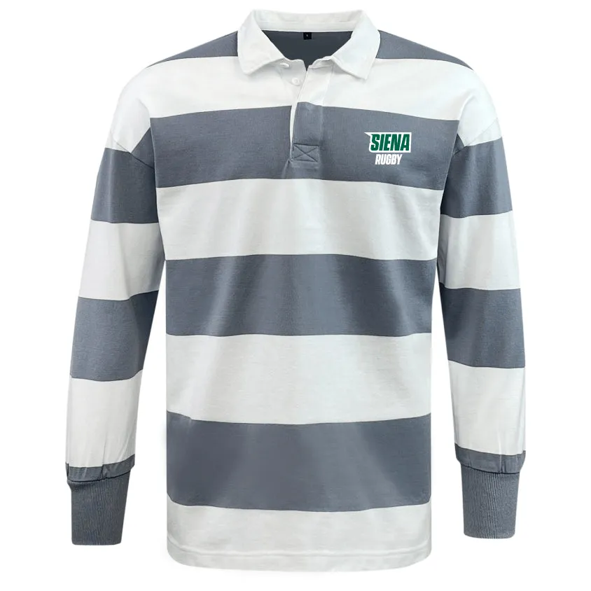 Siena College Classic Long Sleeve Hooped Rugby Jersey