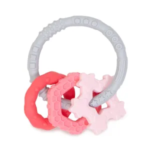 Silicone Teething Charms Pink