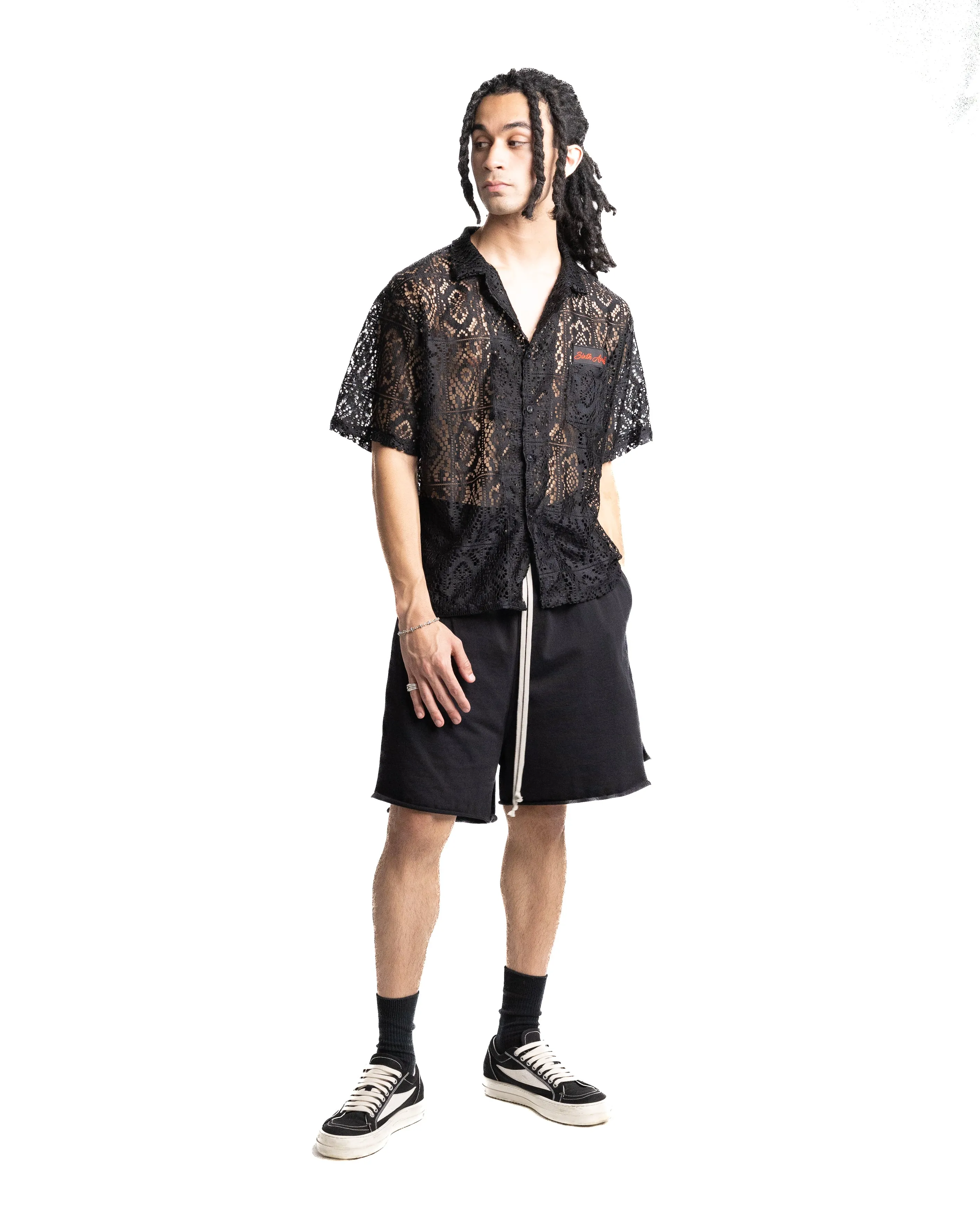 Sixth Avenue Holiday Series Laced Shirt Black