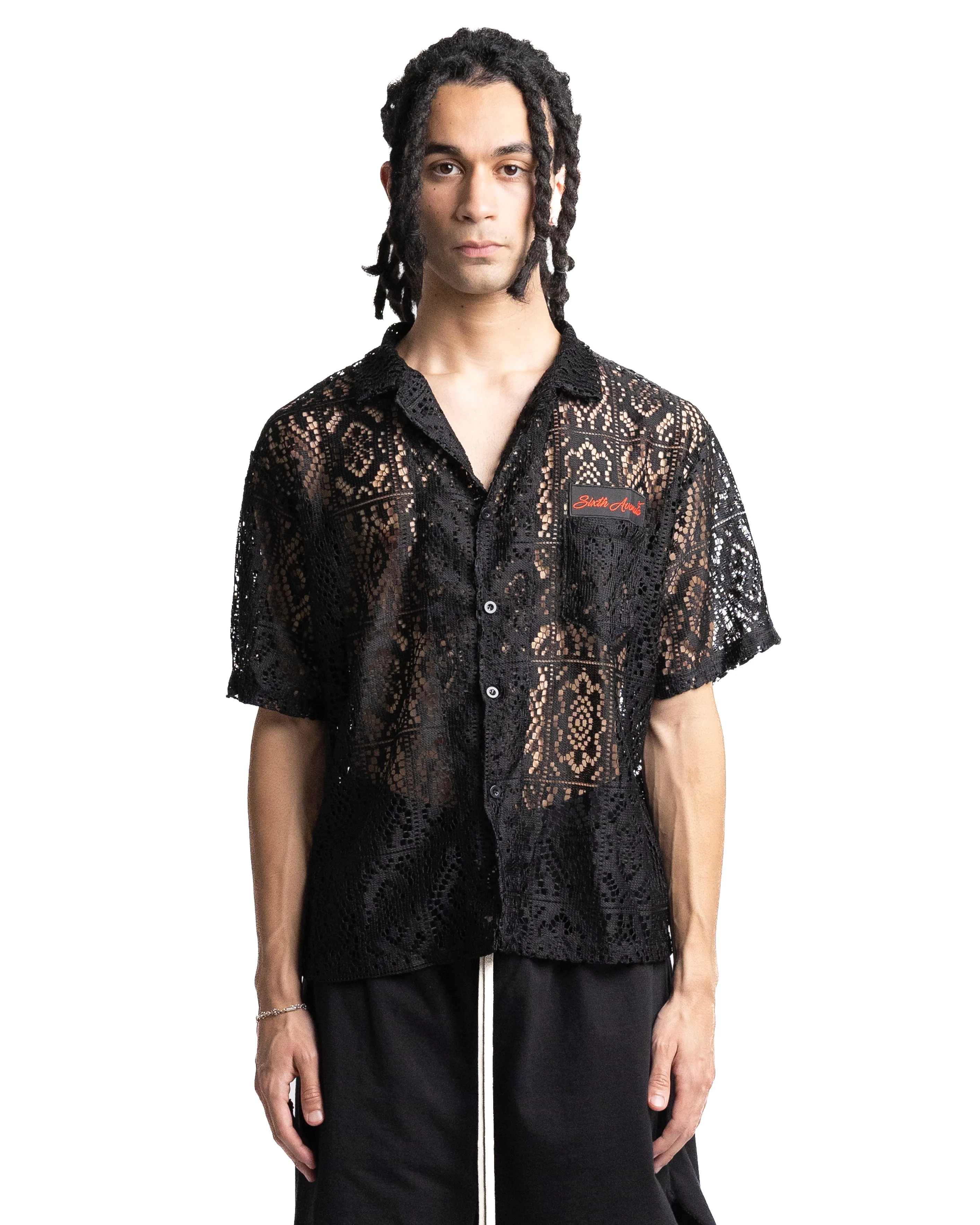 Sixth Avenue Holiday Series Laced Shirt Black