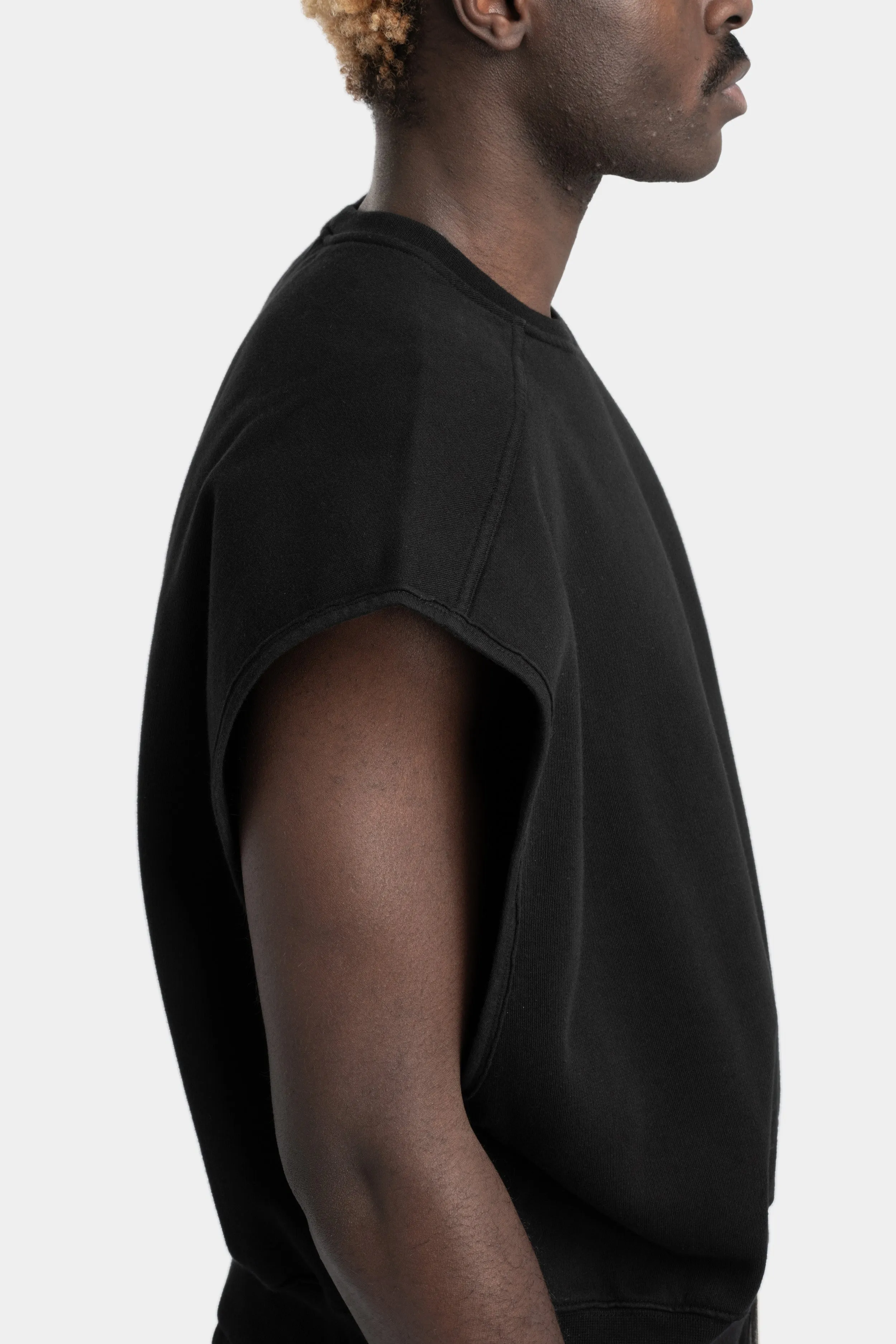 Sleeveless Jumbo tatlin sweat tee