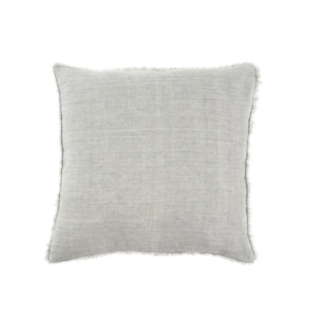 Soft Grey Lina Linen Pillow