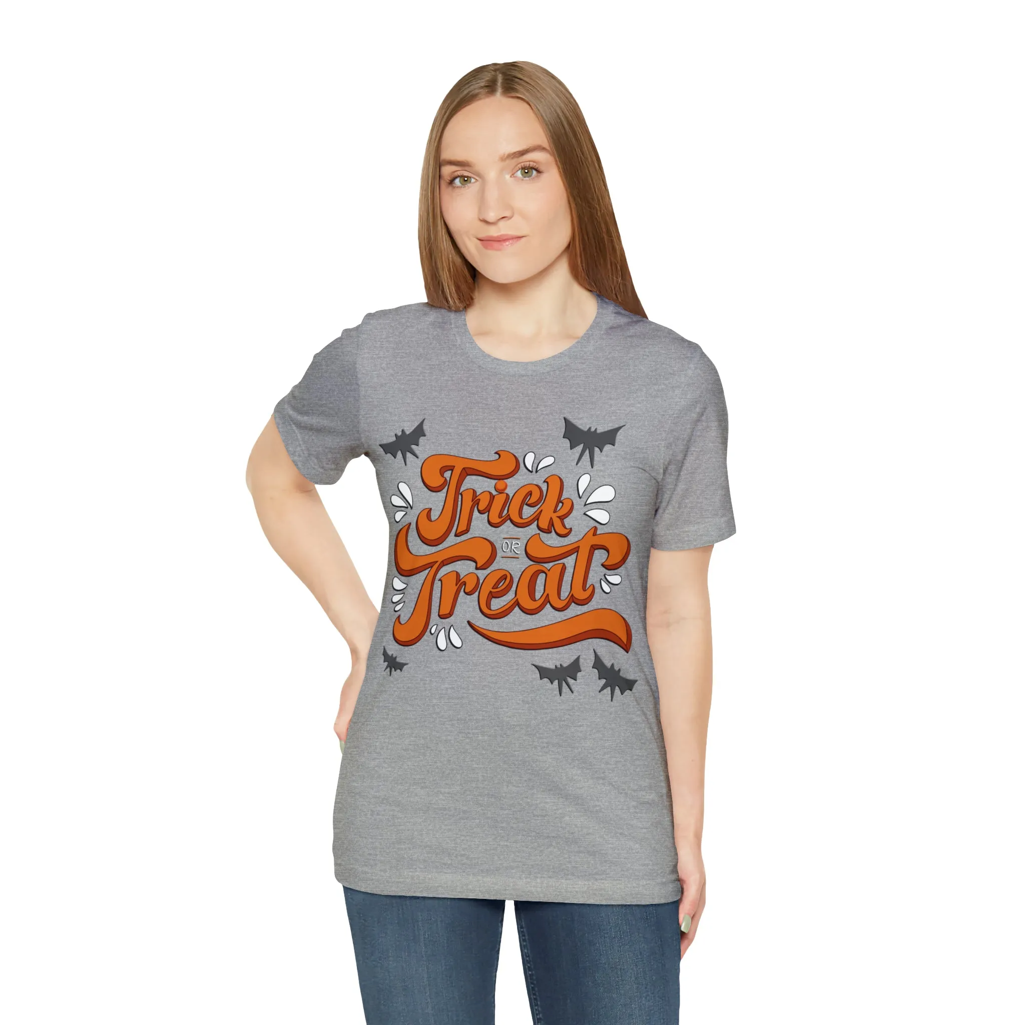 Spooktacular 'Trick or Treat' Halloween Graphic T-Shirt
