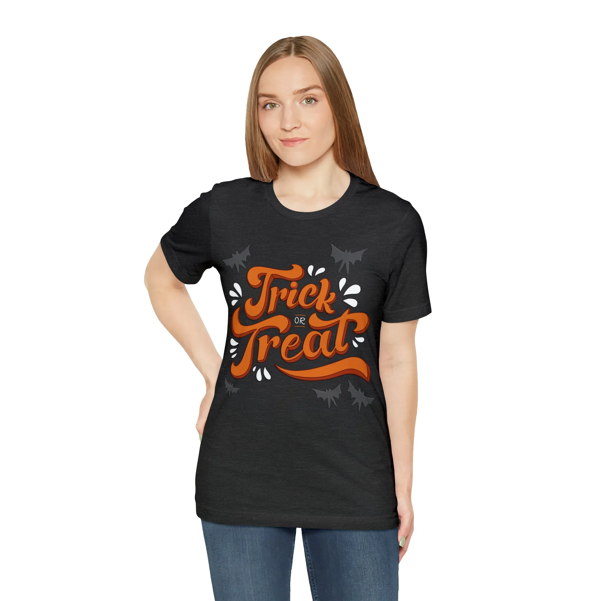 Spooktacular 'Trick or Treat' Halloween Graphic T-Shirt