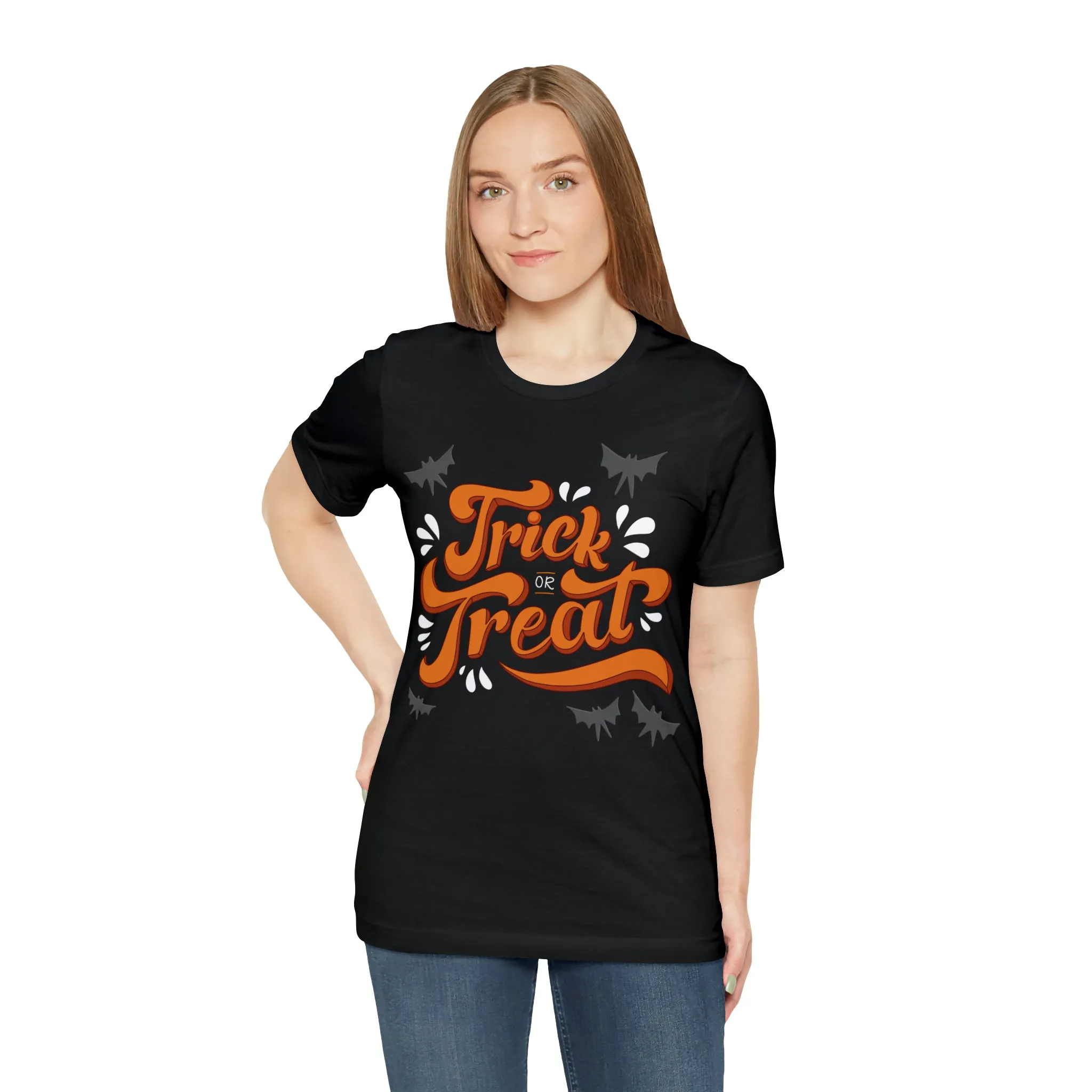Spooktacular 'Trick or Treat' Halloween Graphic T-Shirt