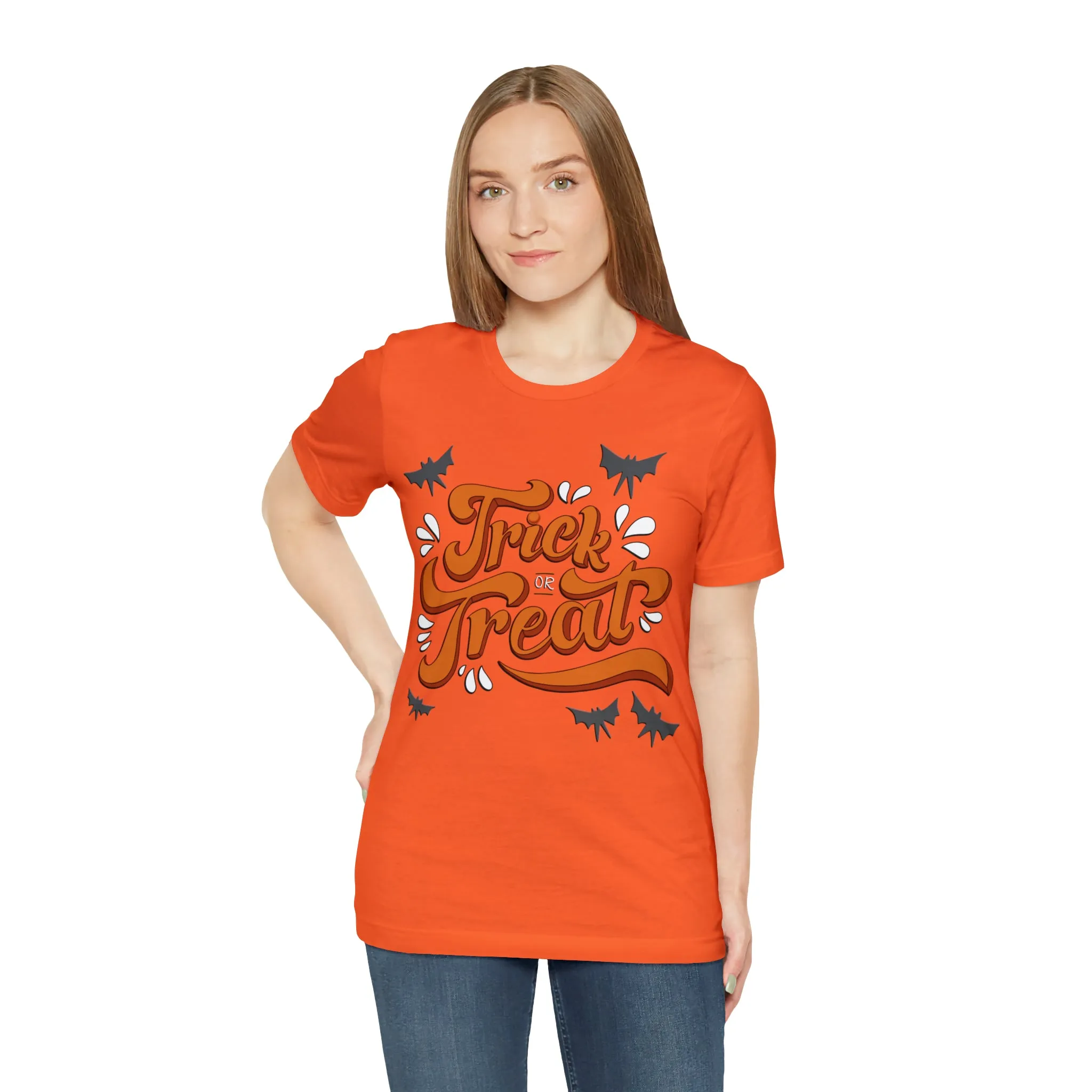 Spooktacular 'Trick or Treat' Halloween Graphic T-Shirt