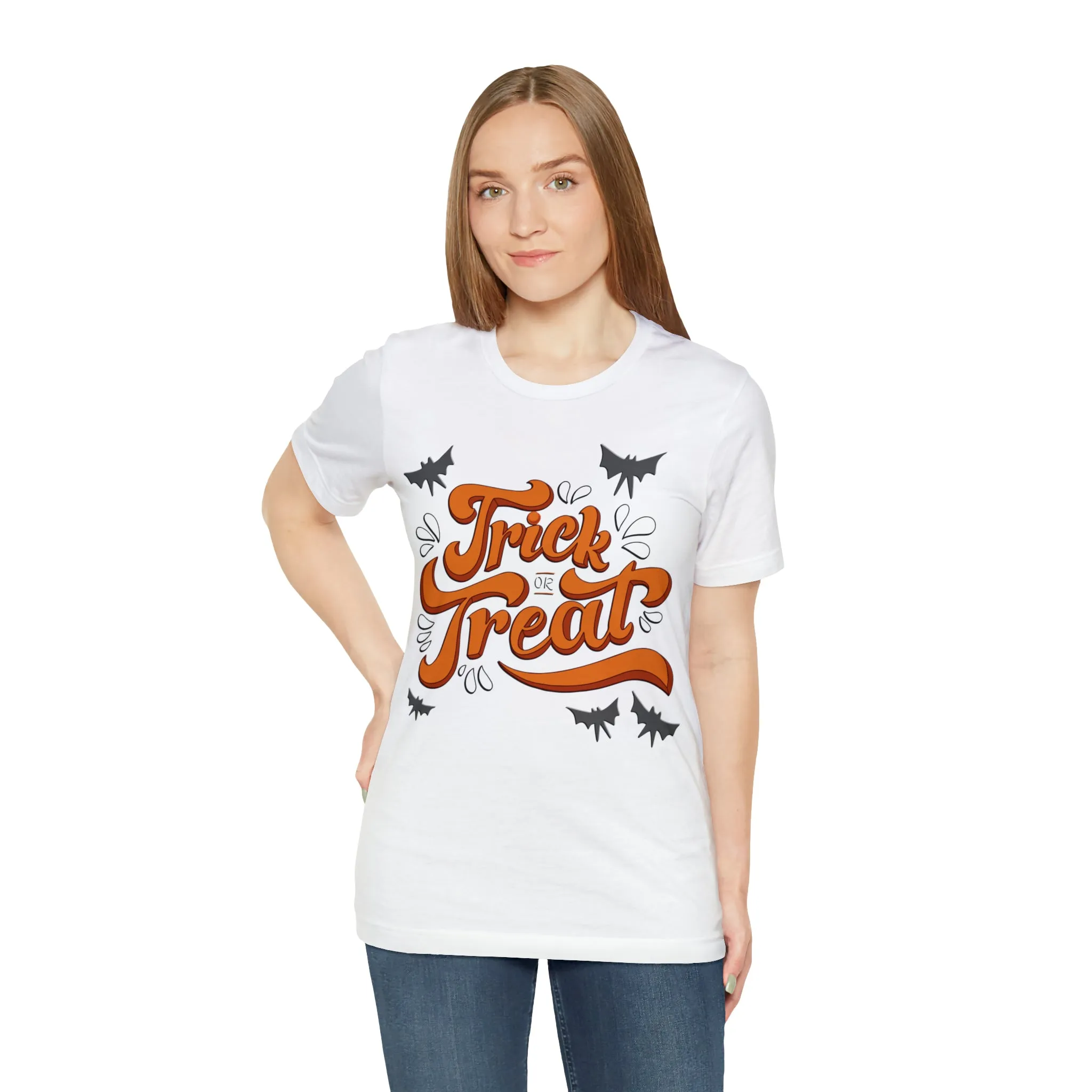 Spooktacular 'Trick or Treat' Halloween Graphic T-Shirt