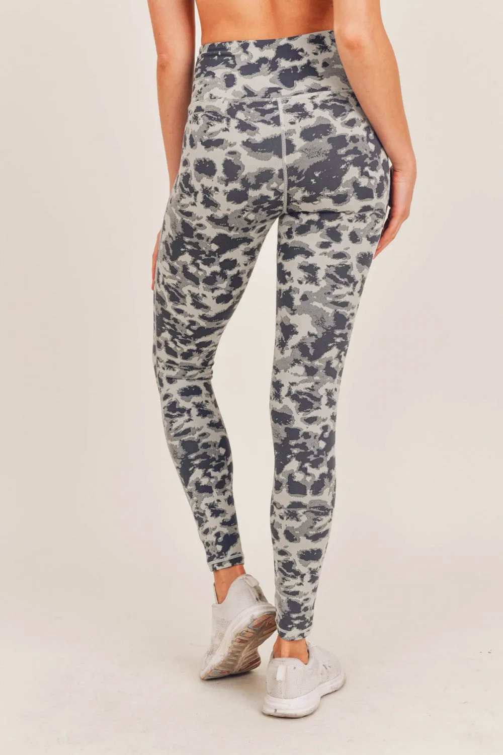 Spotted Textured Highwaist Leggings