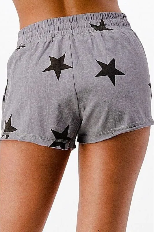 Star Print Shorts