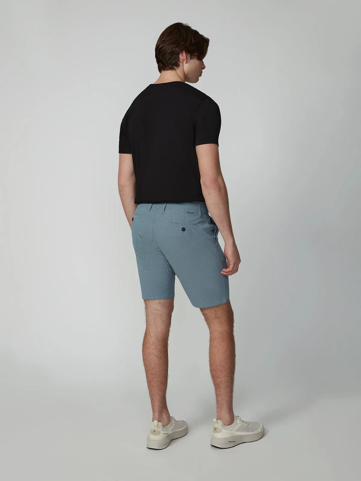 STRIPE BUNGEE CHINO SHORT