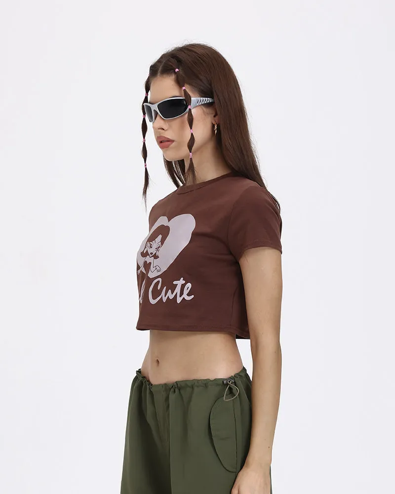 Such A Cute Cropped T-Shirt