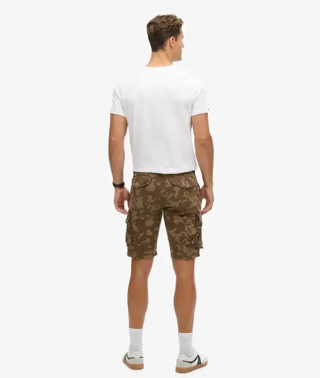 Superdry Mens Core Cargo Shorts American Woodland Camo