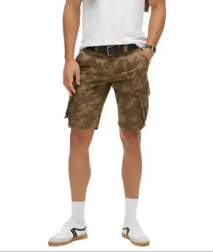Superdry Mens Core Cargo Shorts American Woodland Camo