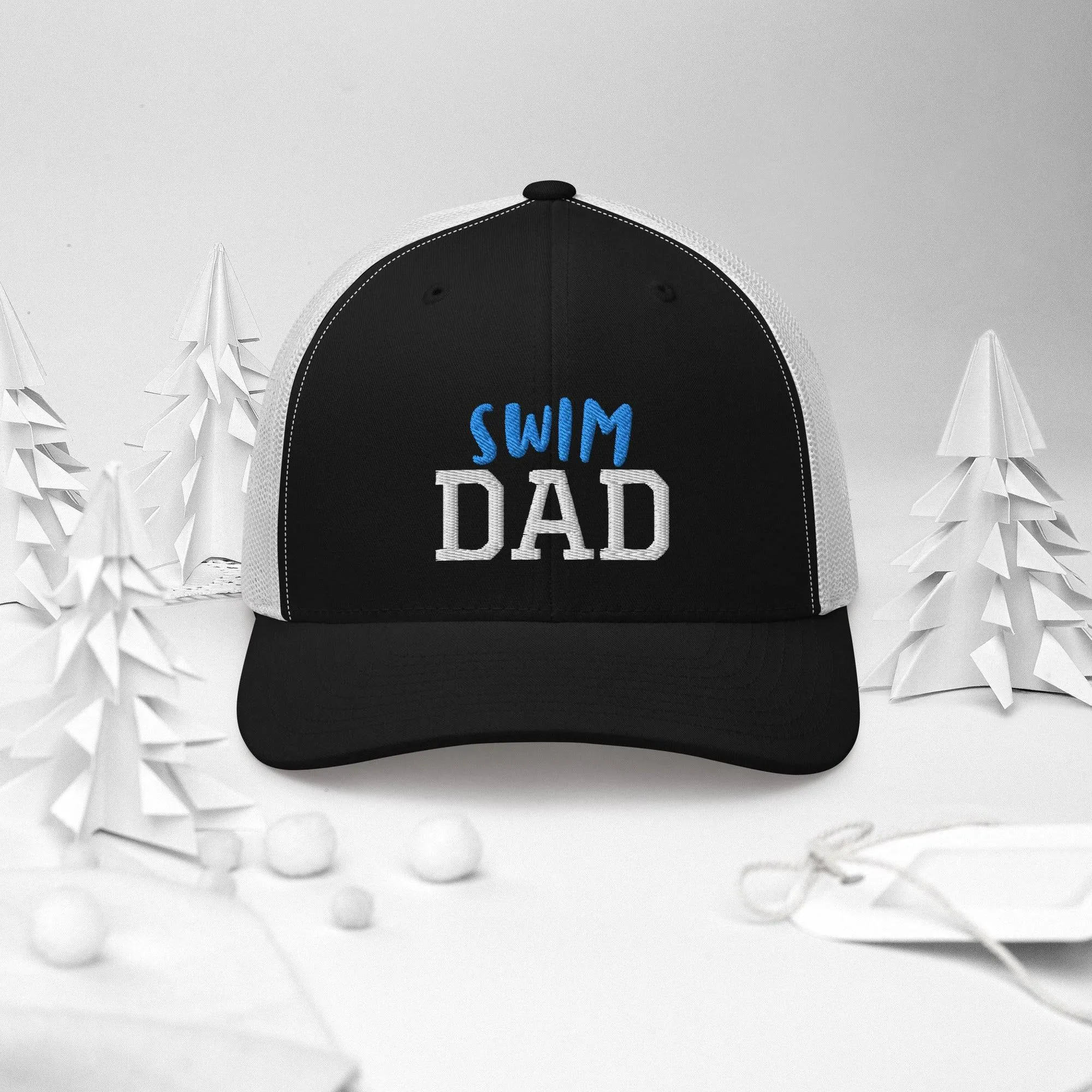 Swim Dad Retro Trucker Cap
