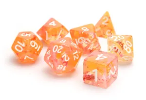 Swirl Foil Dice | Pink & Orange