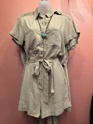 Tan Romper