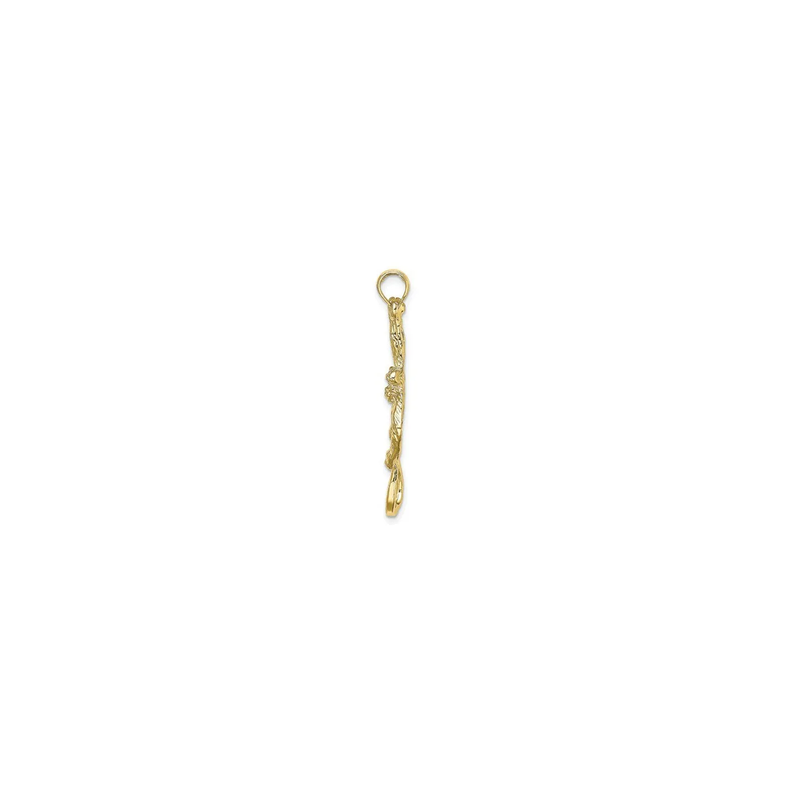 Textured Hanging Monkey Pendant