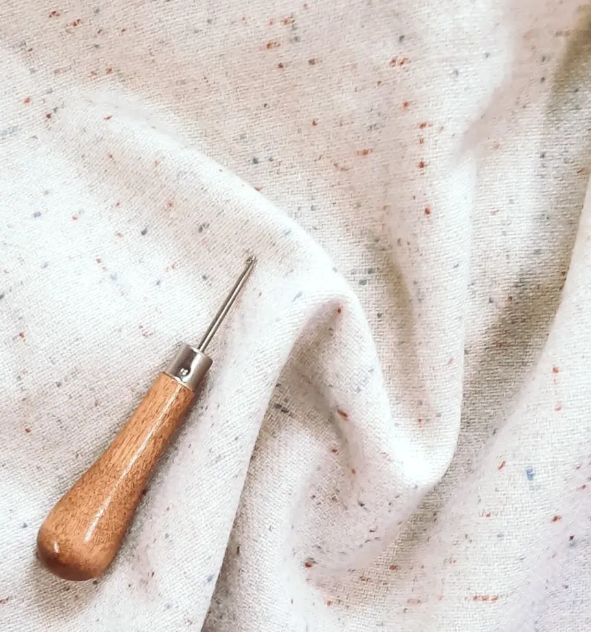 Textured Wool Fabric "Flecks"