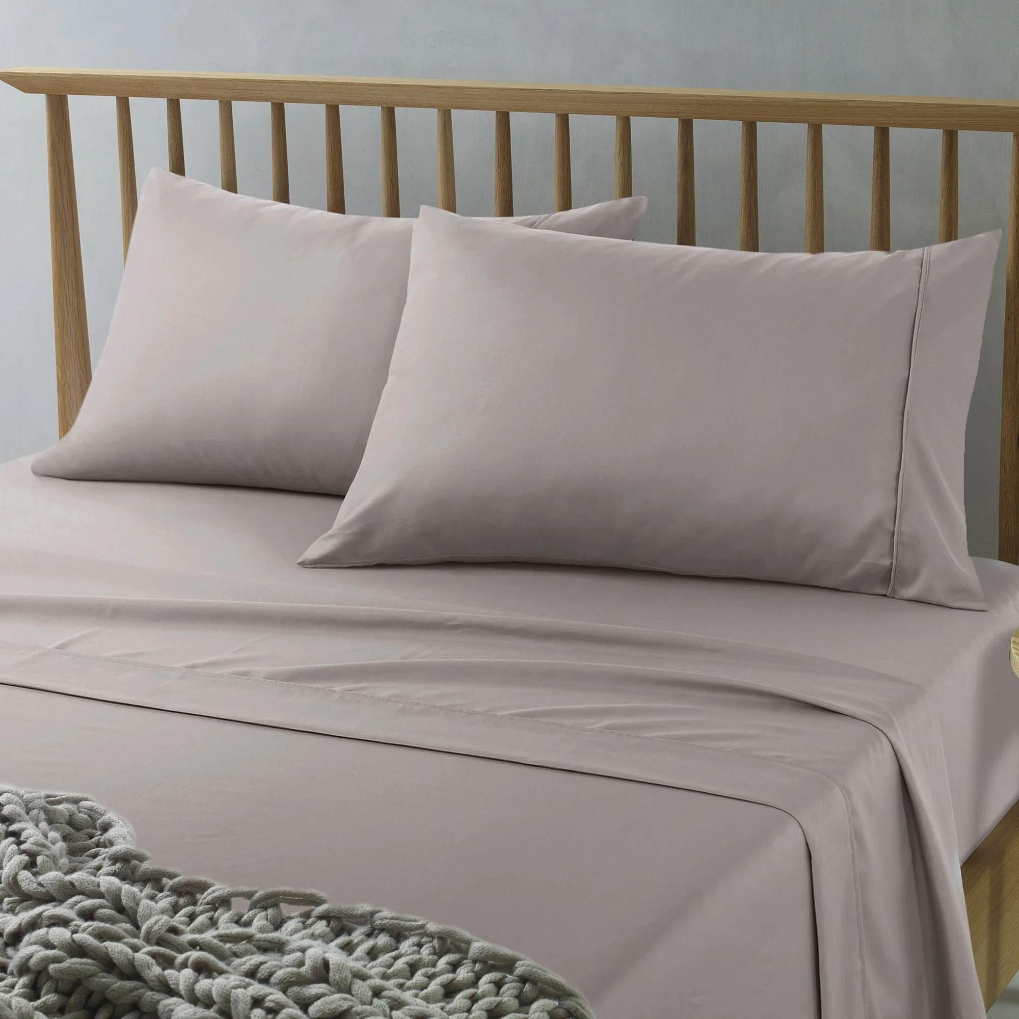 The Big Sleep Microfibre Mushroom Sheet Set