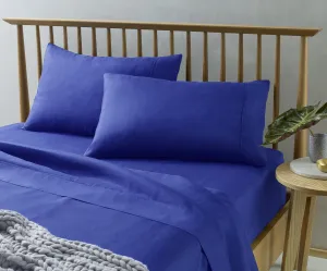 The Big Sleep Microfibre Royal Blue Sheet Set