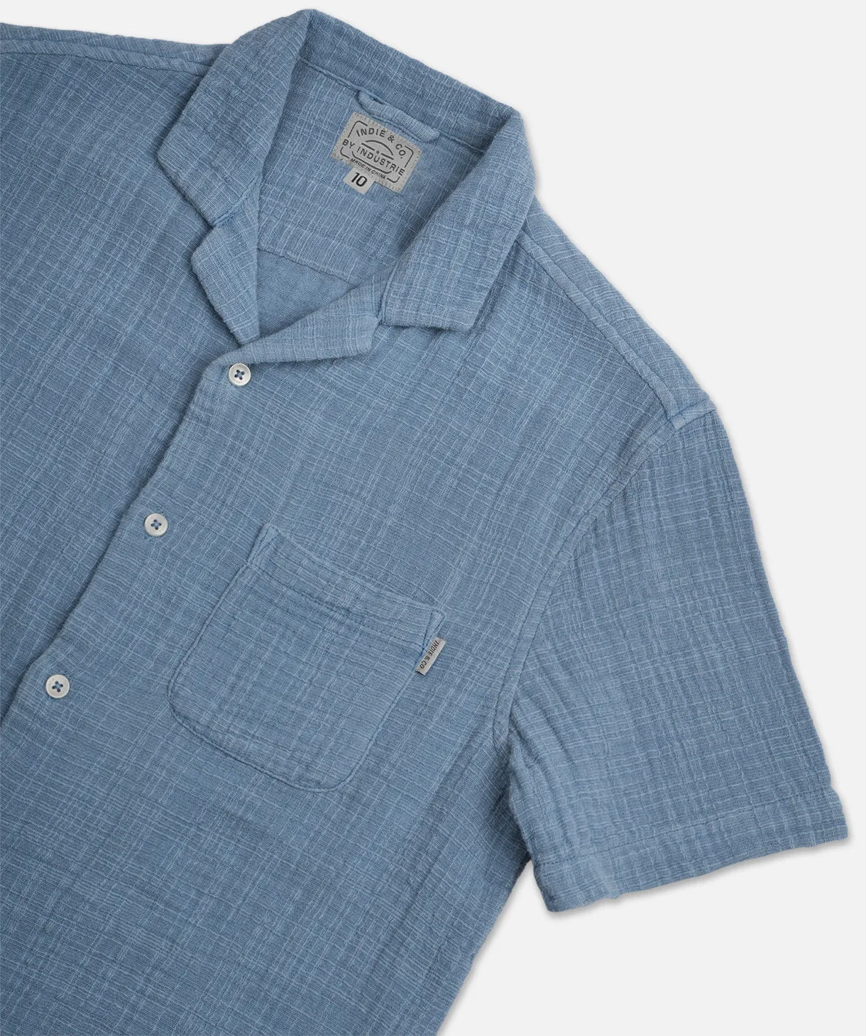 The Indie Seguro S/s Shirt - Light Chambray