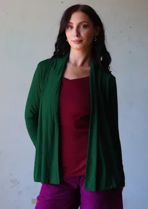 Timeless Cardi Forest Green