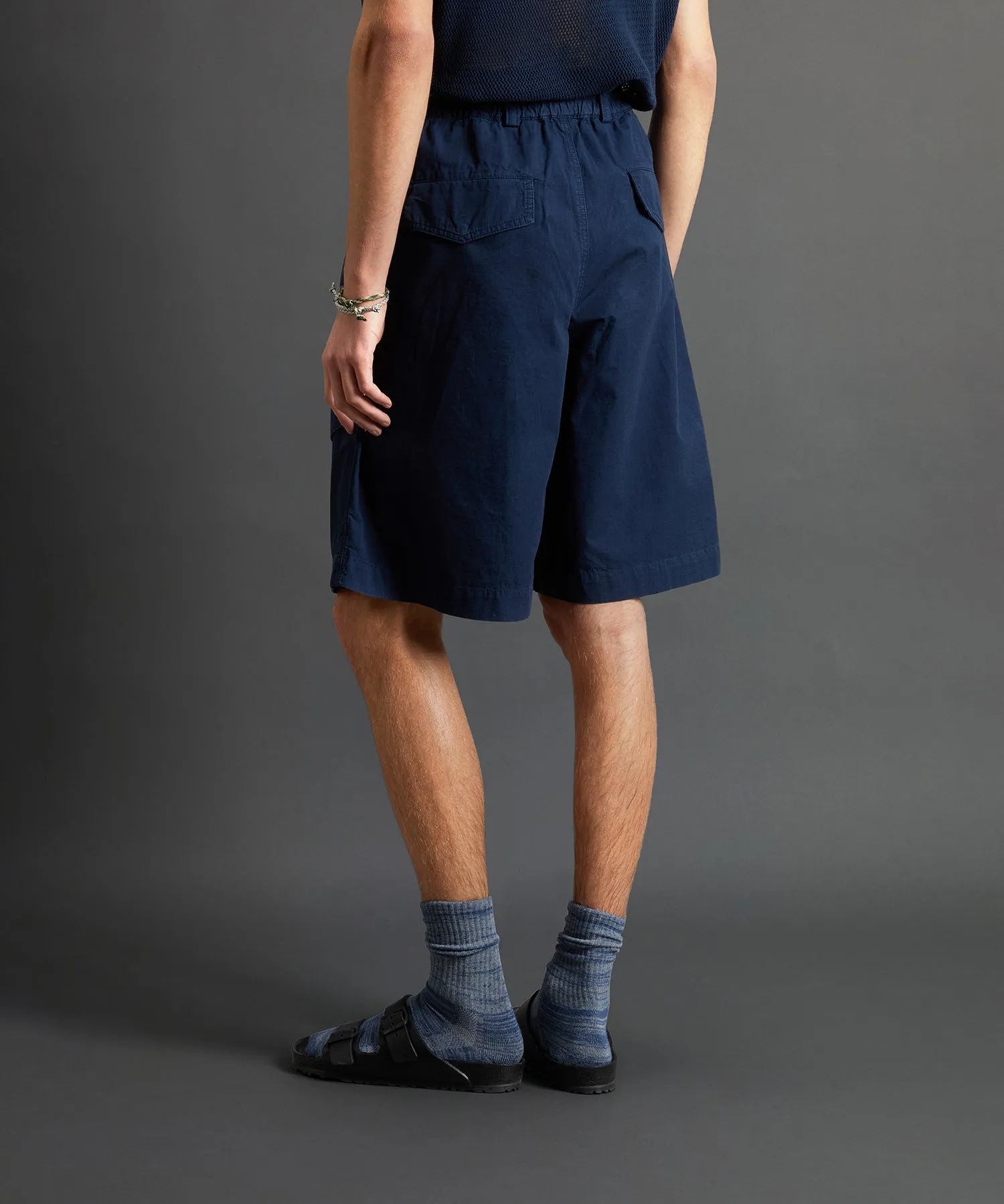 Todd Snyder x Woolrich Carpenter Short in Dream Blue