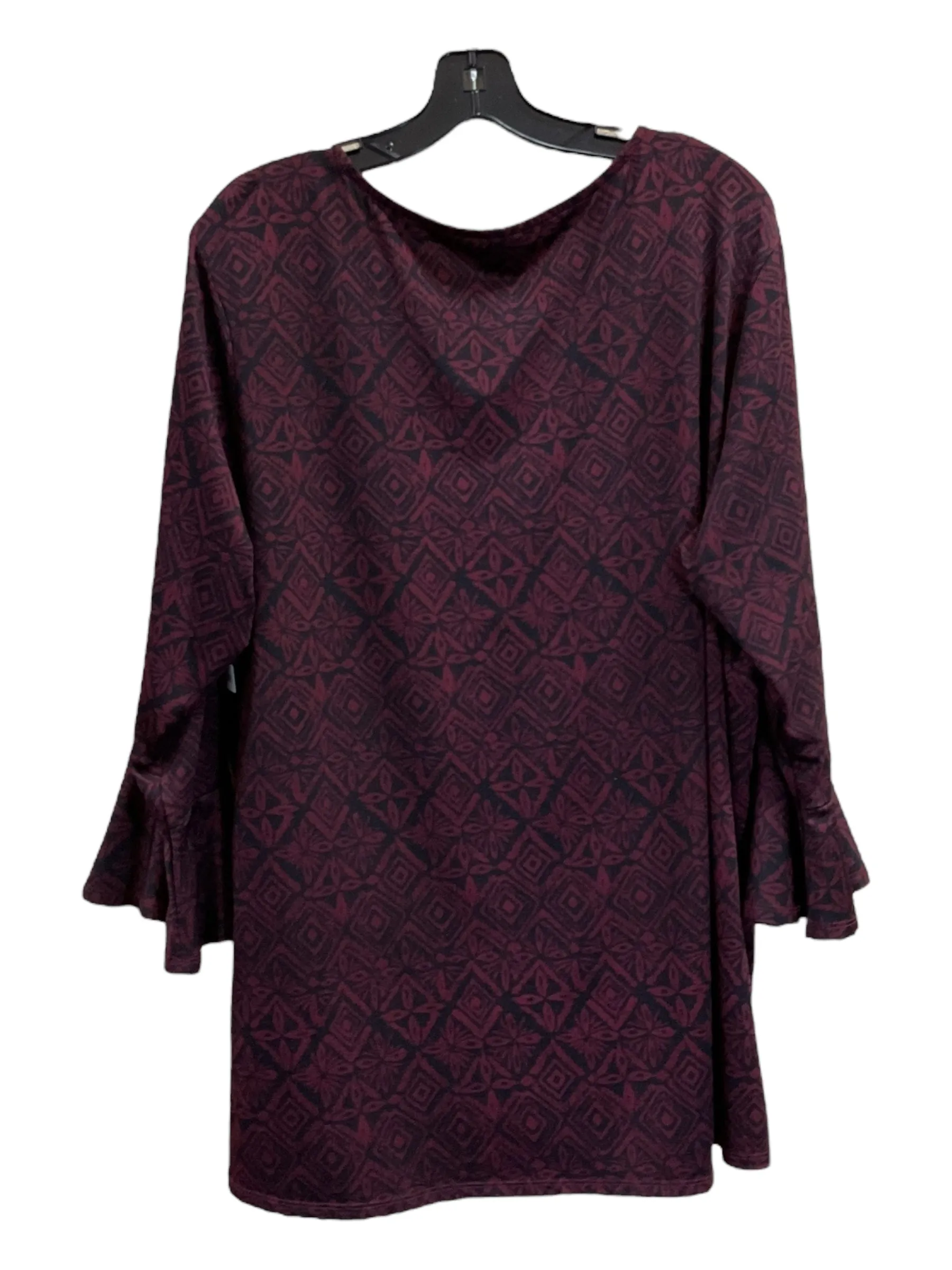 Top 3/4 Sleeve By Faded Glory  Size: 3x