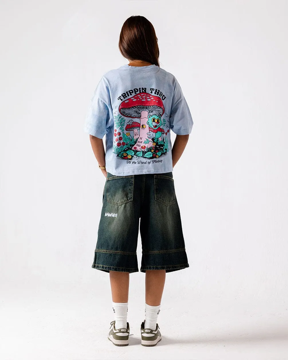 Trippin Thru Cropped Tee