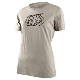 TROY LEE WOMEN'S CROPPED BADGE T-SHIRT
