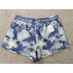 (V7) Reebok Relaxed Shorts BLUE INDIGO Womens XXL NWT