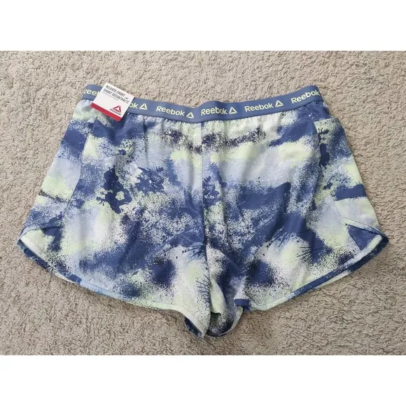 (V7) Reebok Relaxed Shorts BLUE INDIGO Womens XXL NWT