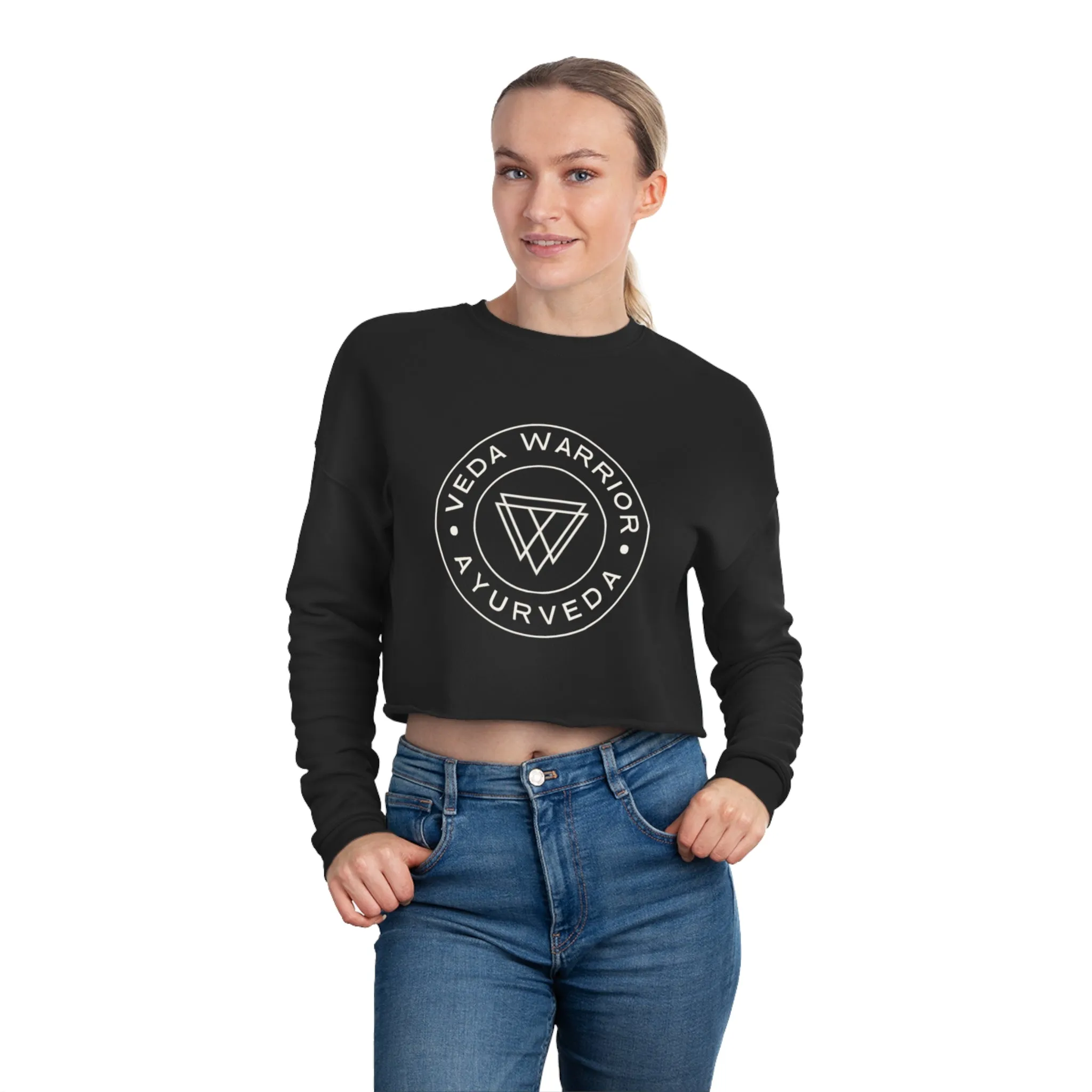 Veda Warrior - Women's Cropped Sweatshirt