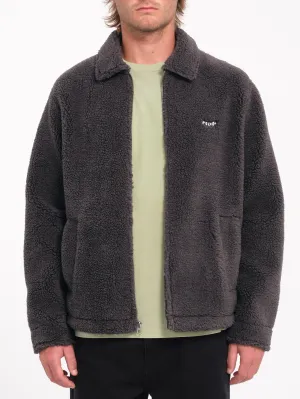 Veste Sherpa Zippée Edwart ll - ASPHALT BLACK