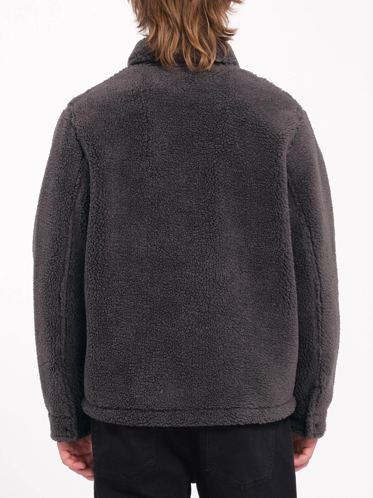 Veste Sherpa Zippée Edwart ll - ASPHALT BLACK