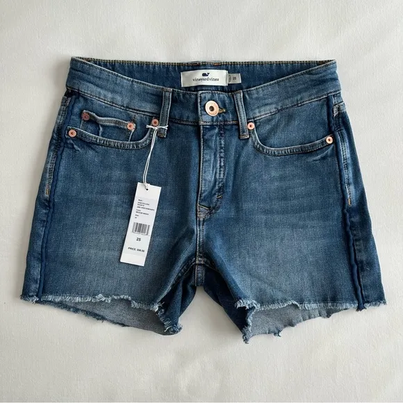 Vineyard Vines Jamie Corded Denim Shorts