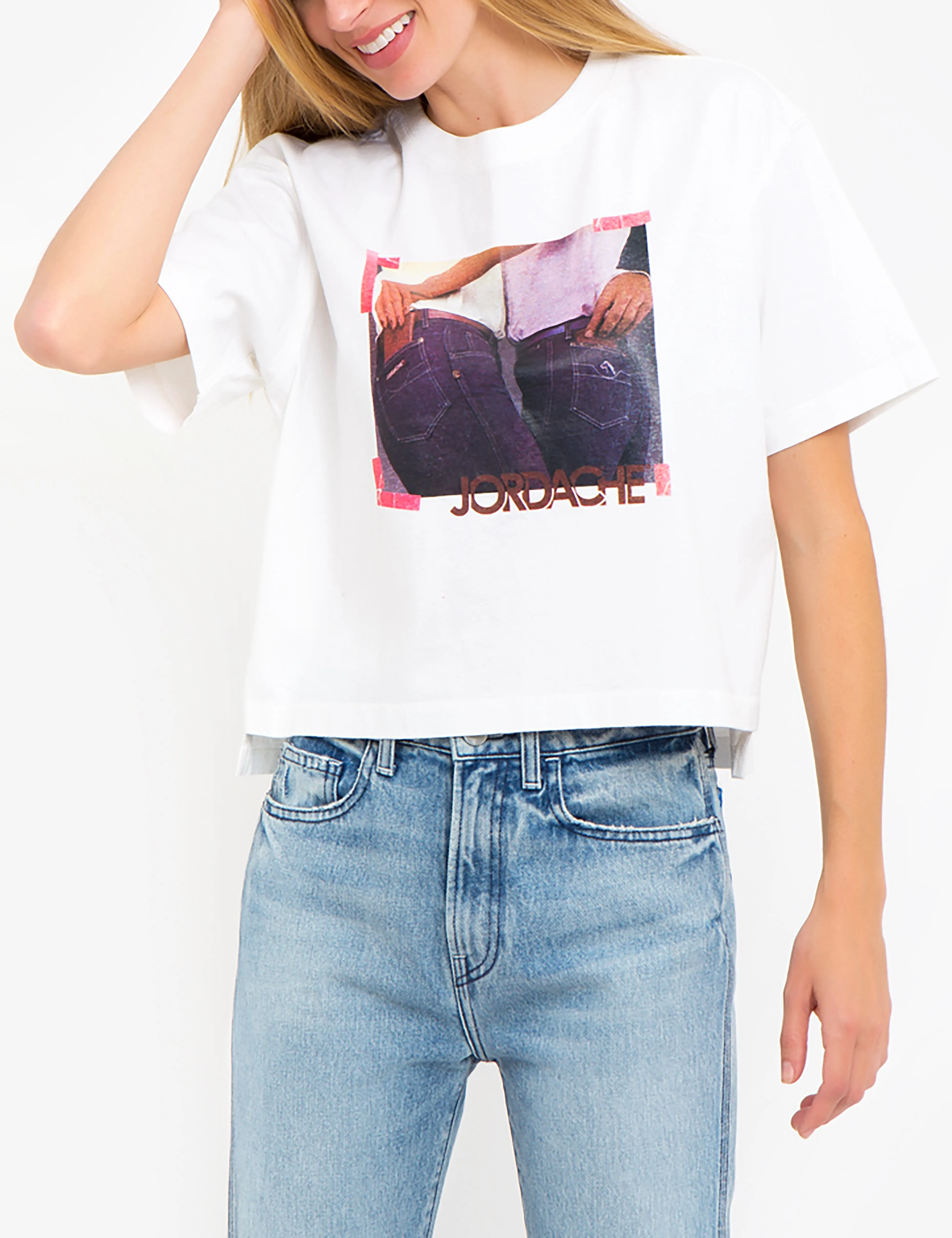 Vintage Ad Cropped T-Shirt