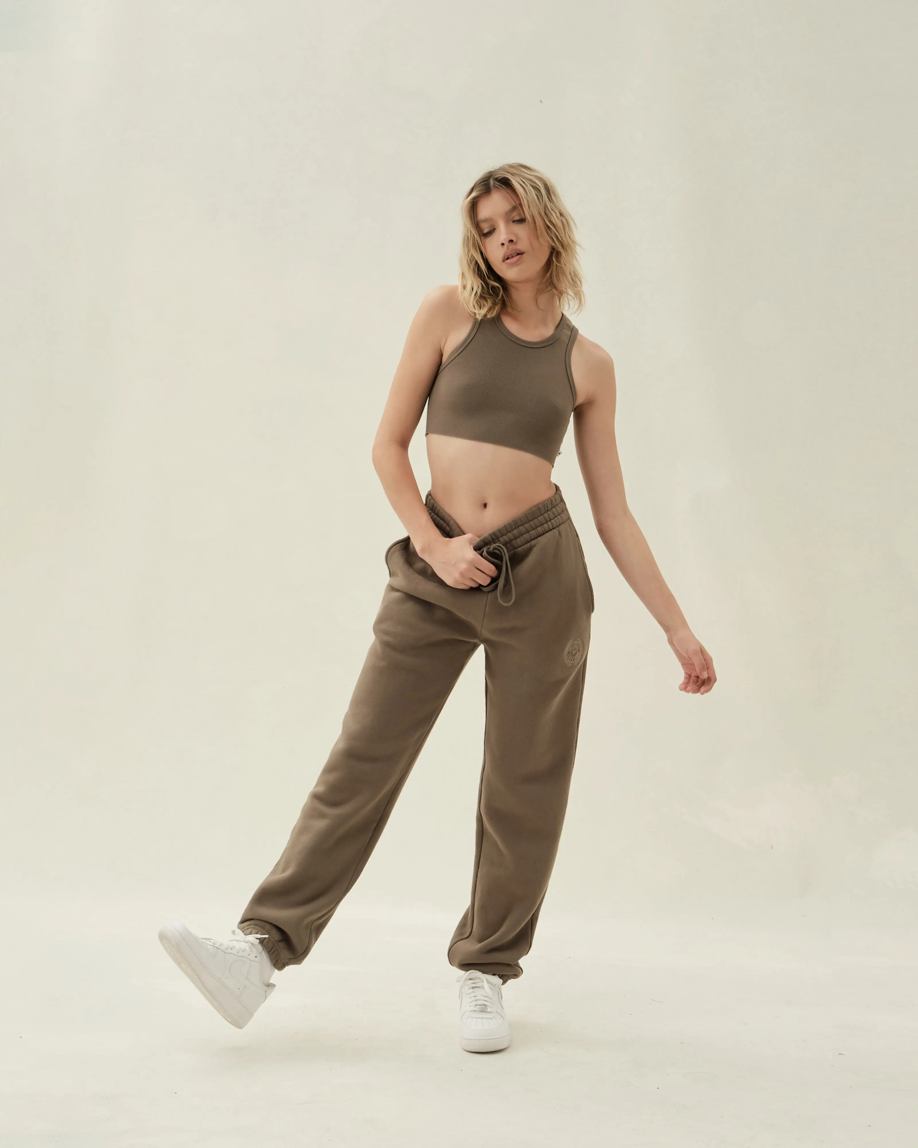 Vitals Tank in Taupe