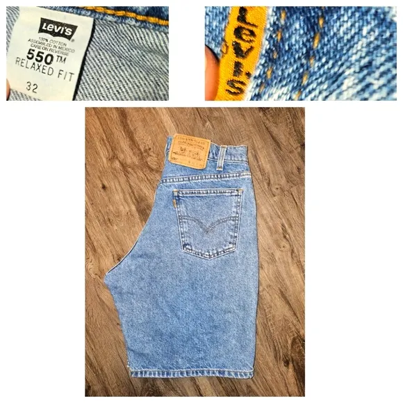 Vtg 🔥 orange tab 90s levi shorts size 32 Relaxed fit