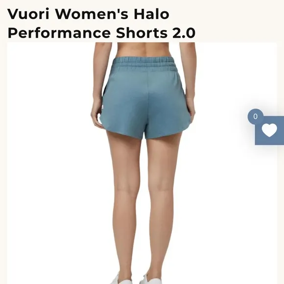 Vuori Women's Boyfriend short  size SMALL EUC