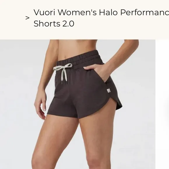 Vuori Women's Halo Performance Short 2.0 - Small - NWT