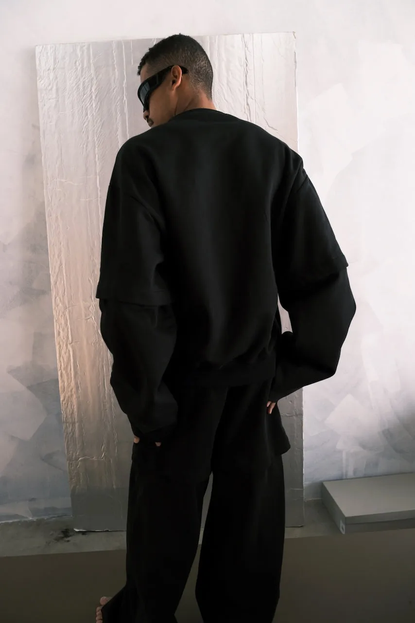Walter Van Beirendonck Black Hole Sweatshirt Super Oversized