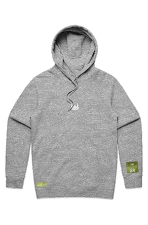 WOLFPACK UNLTD "STENCIL" PREMIUM HEAVYWEIGHT HOODIE | ATHLETIC GRAY
