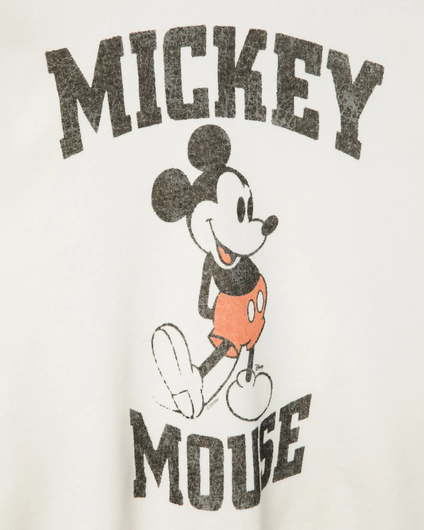 Women's Classic Mickey Flea Market Cropped Fleece